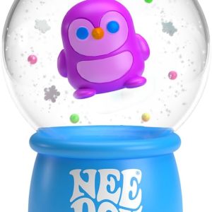 Schylling NeeDoh Squishmas Squish N' Snow Globes - Christmas Squeeze Toy - Assorted Colors - Ages 3 to Adult (Pack of 1)
