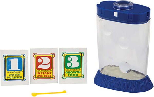 Sea-Monkeys Magiquarium - World's Easiest. No-Mess Pet - Grow Your Own Pet in a Light-Up Aquarium - Ages 6 and Up - One Kit