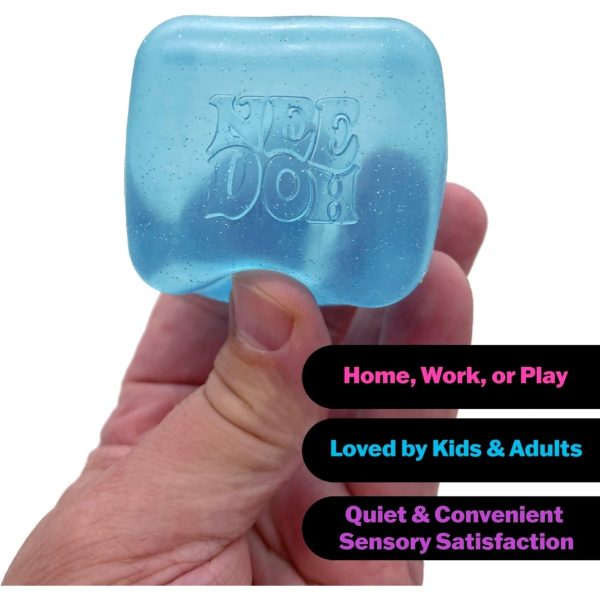 NeeDoh Nice Cube - Solid Squish - Purple