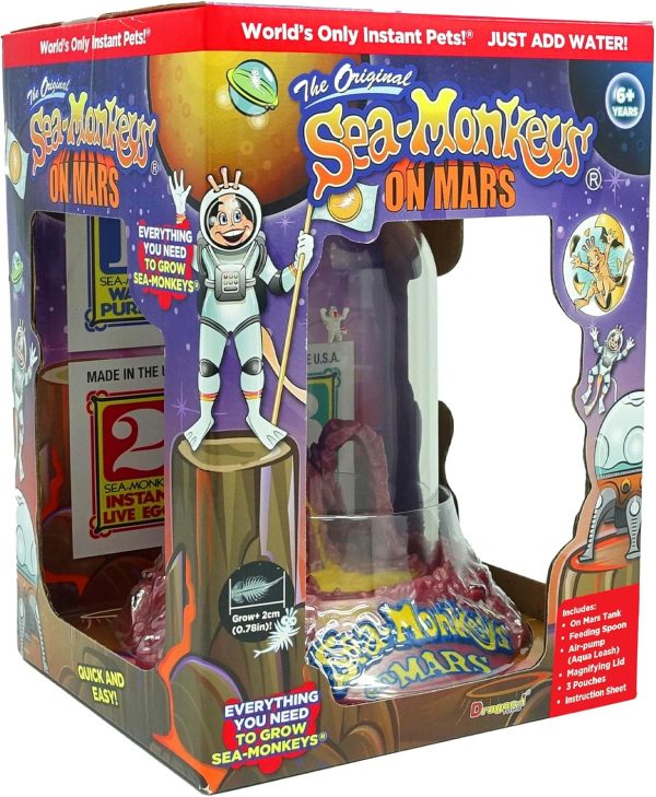 Sea-Monkeys? On Mars - World's Only Instant Pets? - Ages 6+ (Pack of 1)